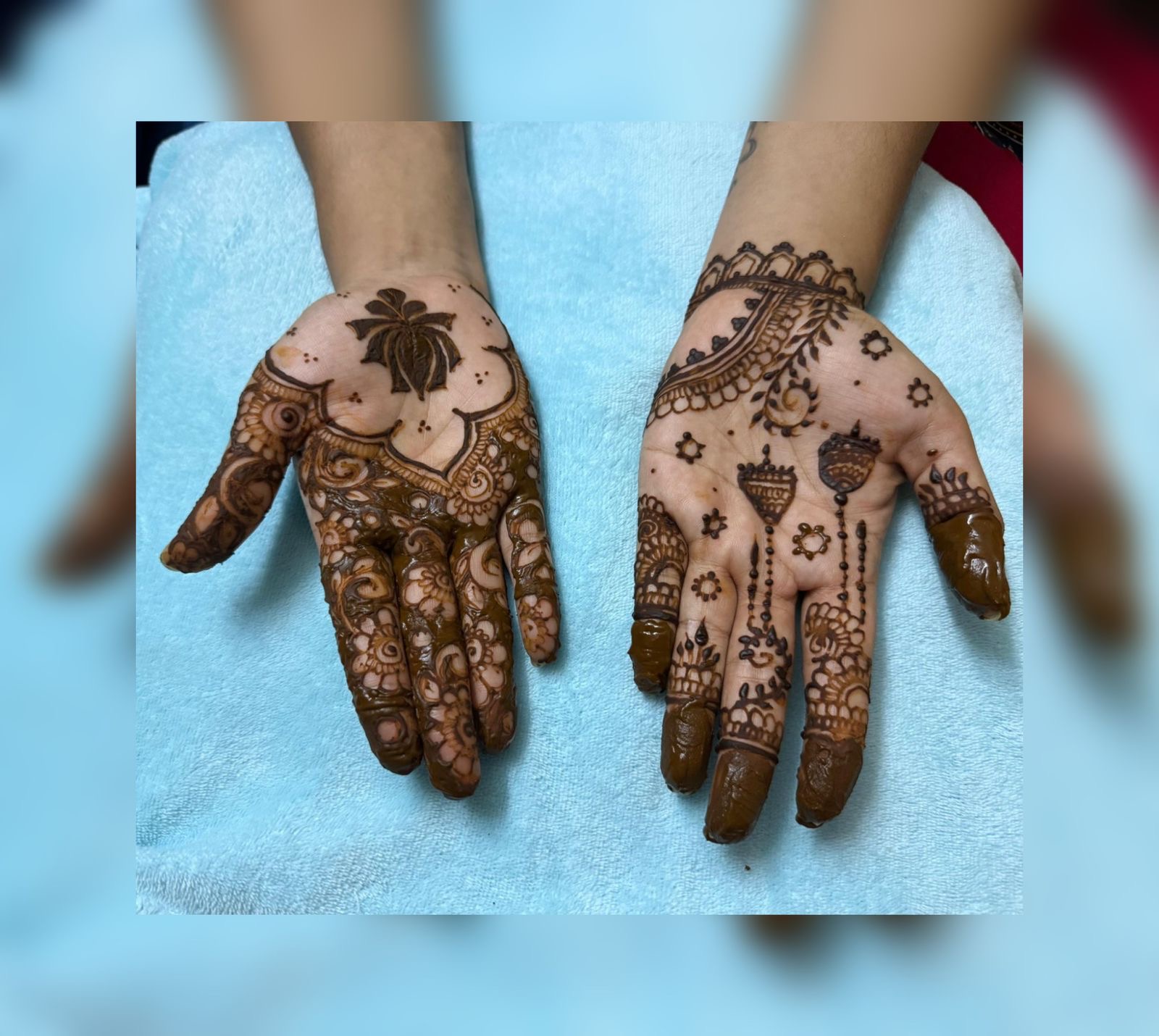 Simple mehendi design
