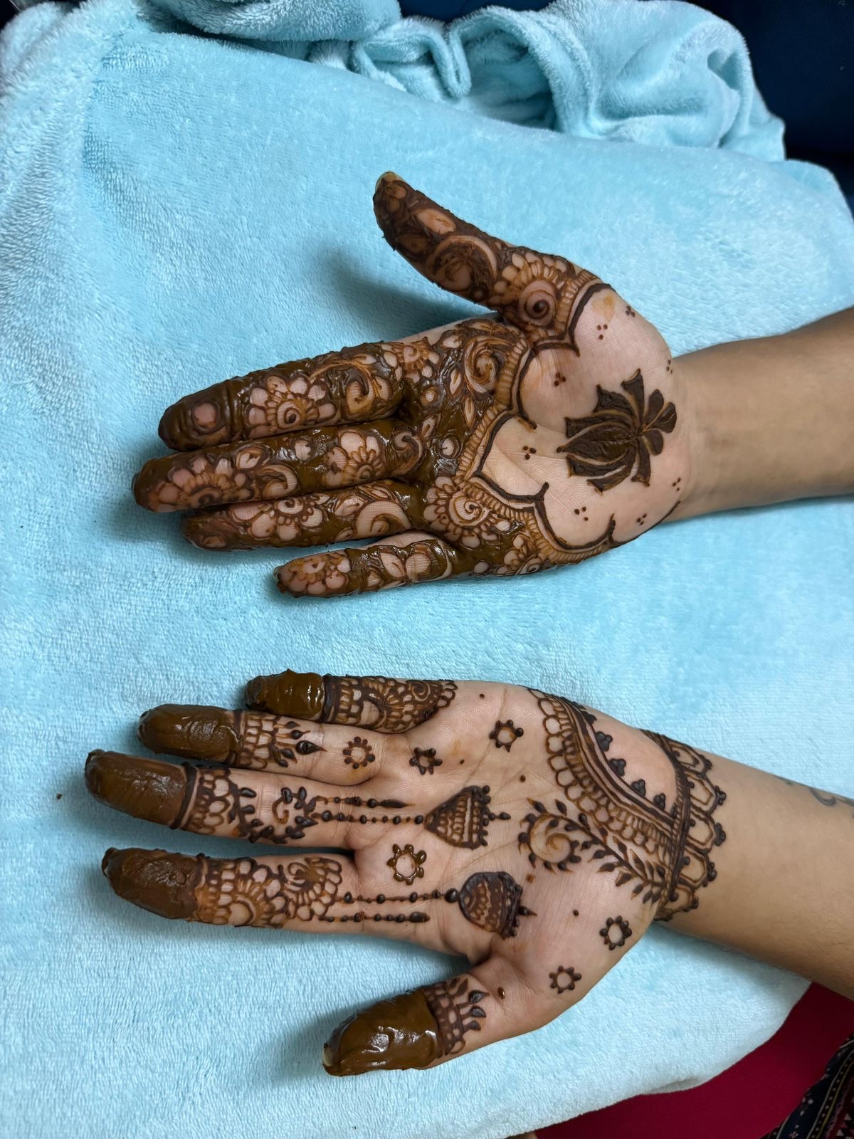 Traditional mehendi design