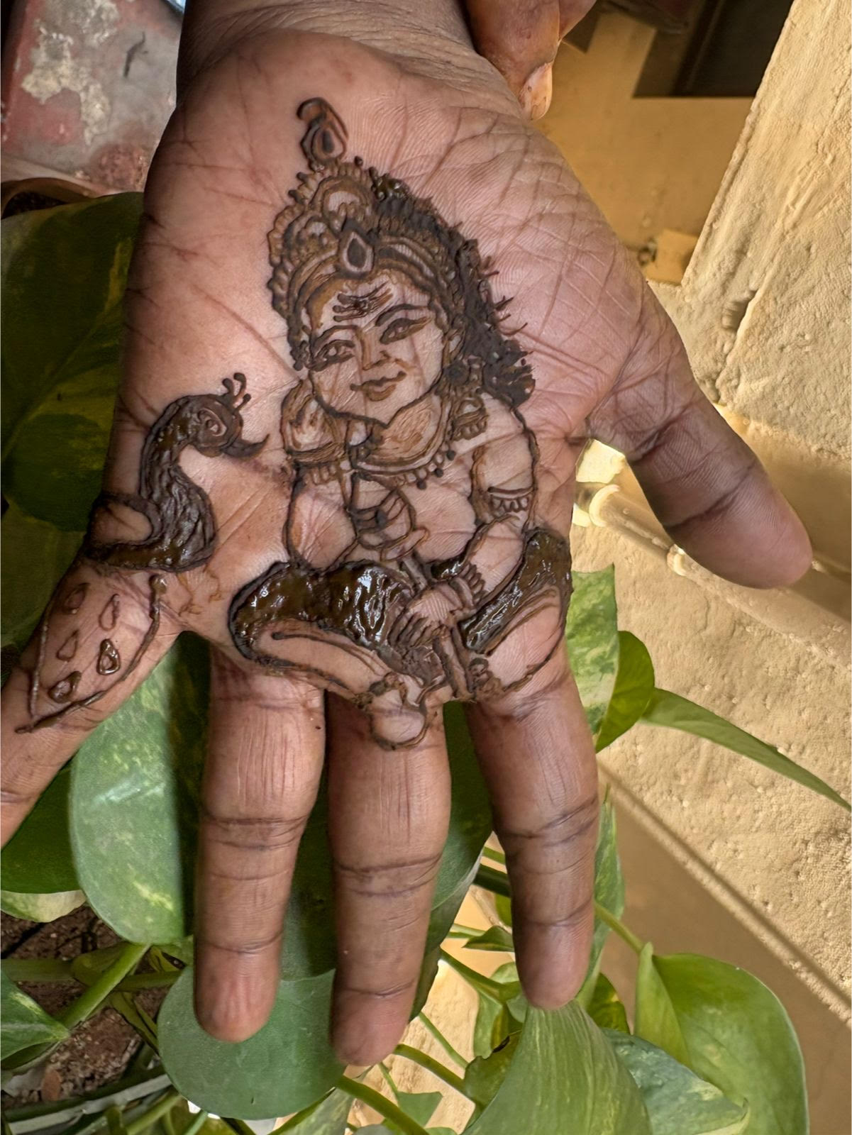 Religious mehendi design
